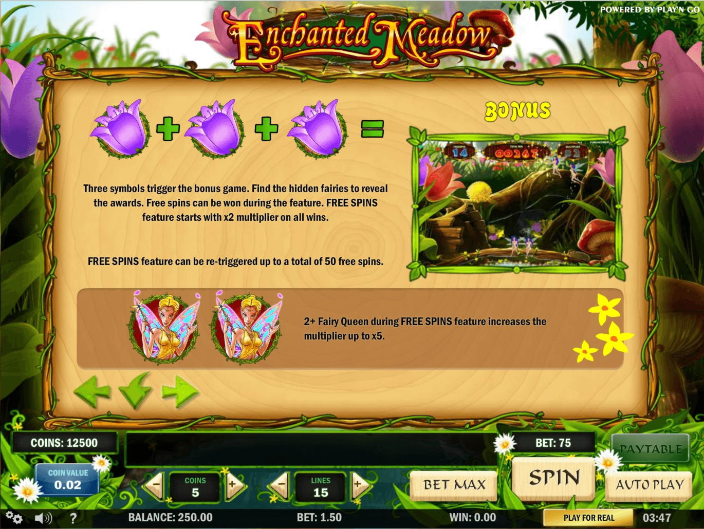 20 FREE Spins at bWin Casino