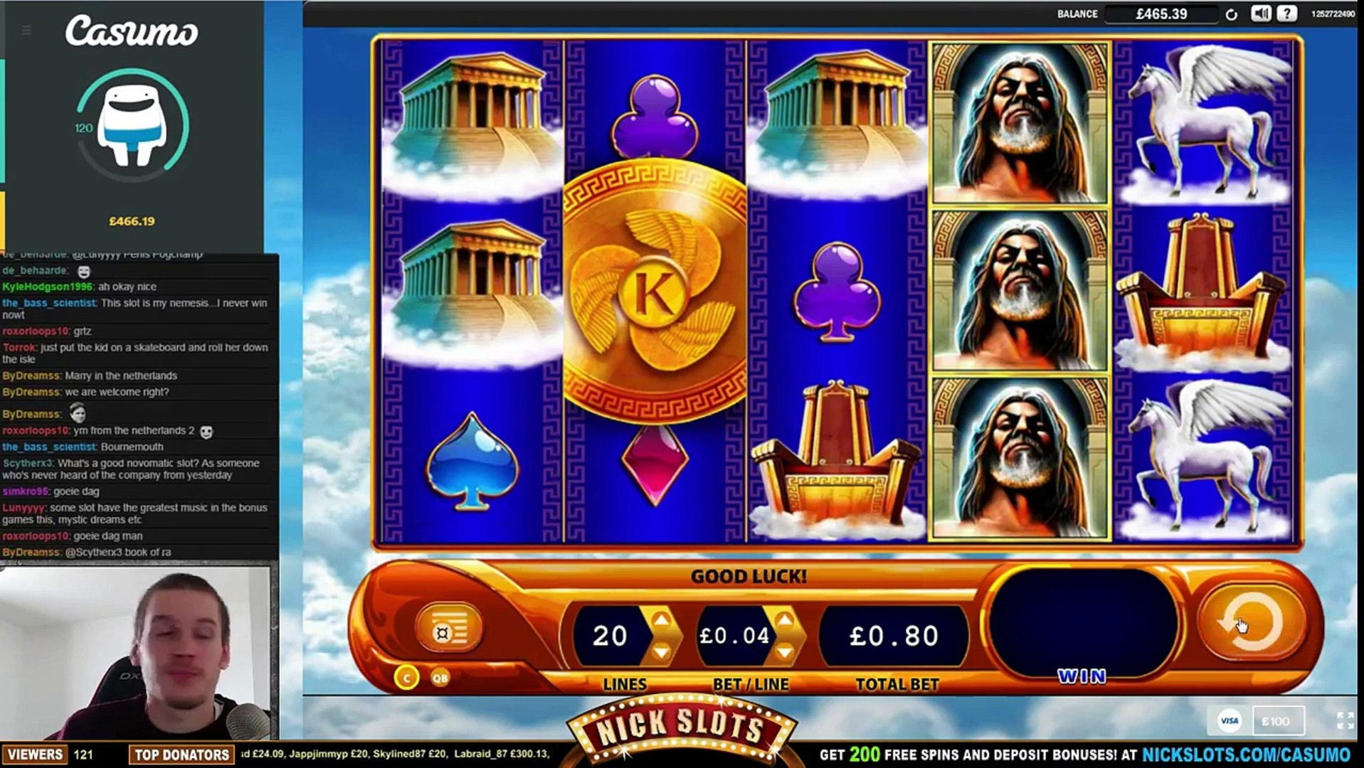 $385 Free Cash at Royal Panda Casino