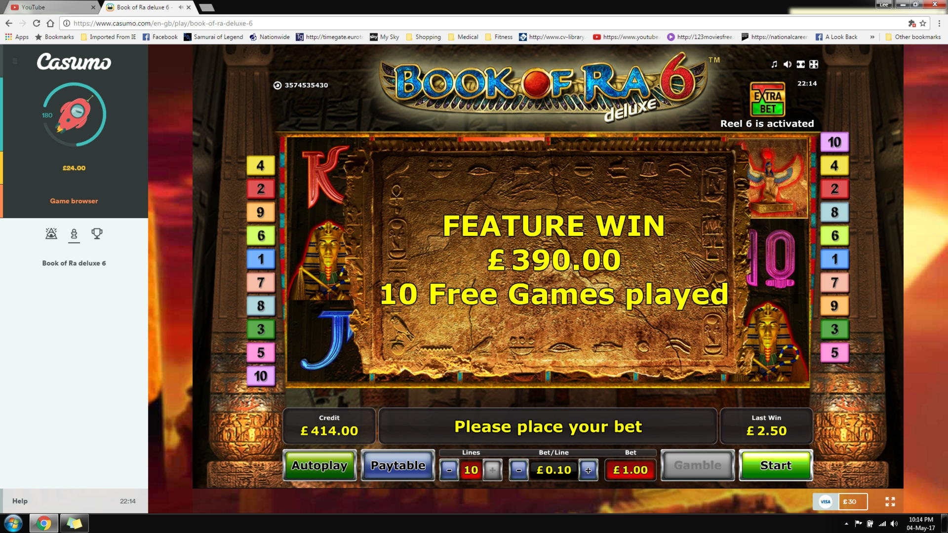 125% Signup casino bonus at Cherry Casino
