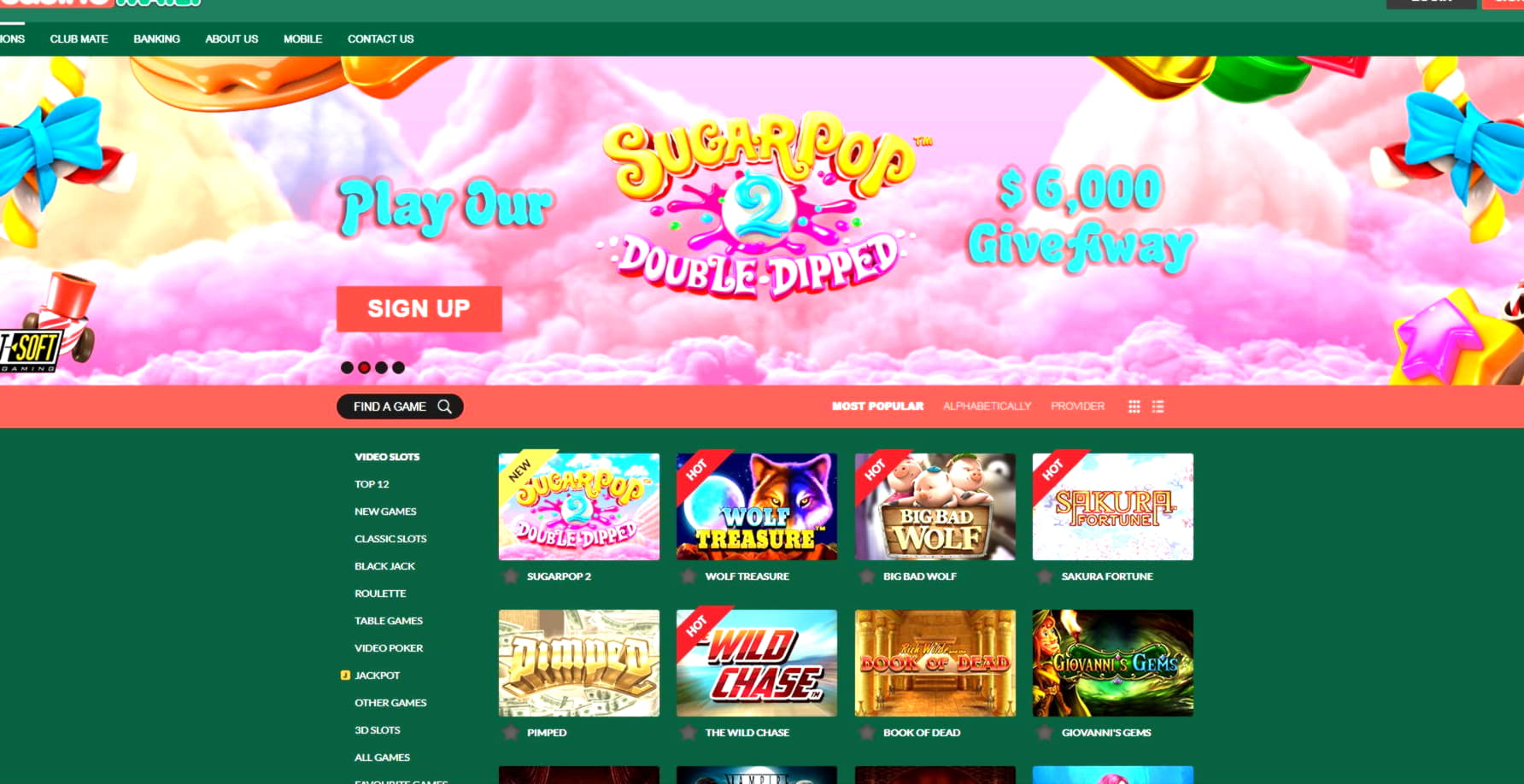 360% Casino match bonus at CasiPlay Casino
