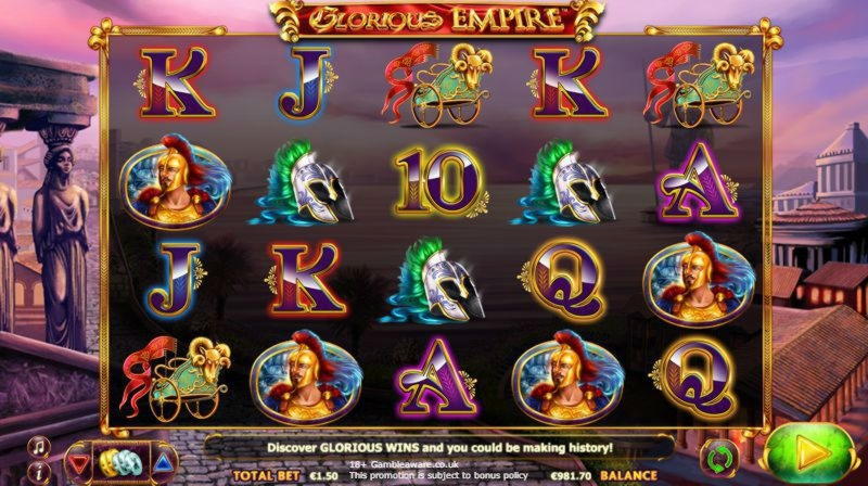 375% Match at a casino at Betway Casino
