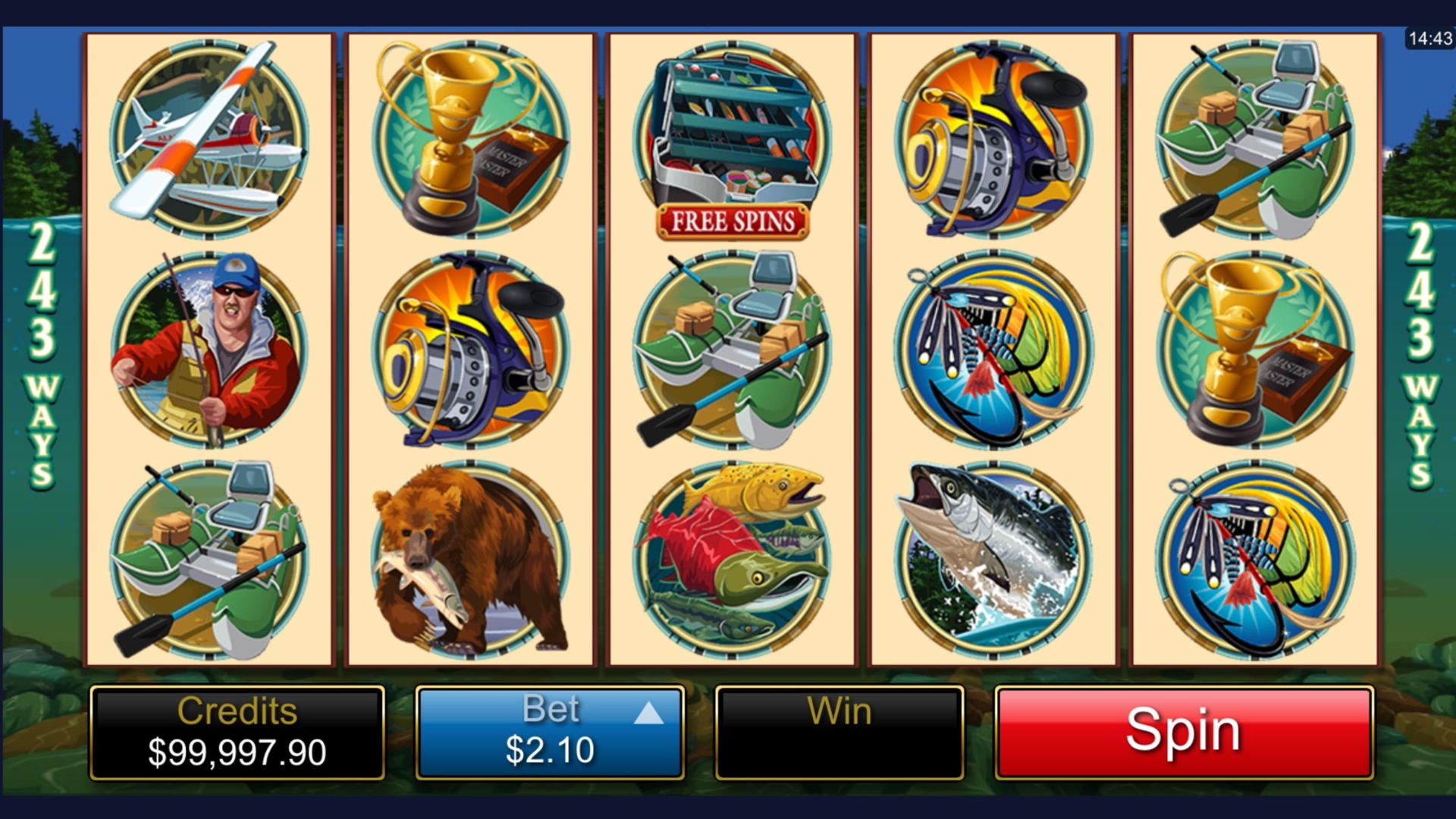 110% Deposit Match Bonus at Spin Palace Casino