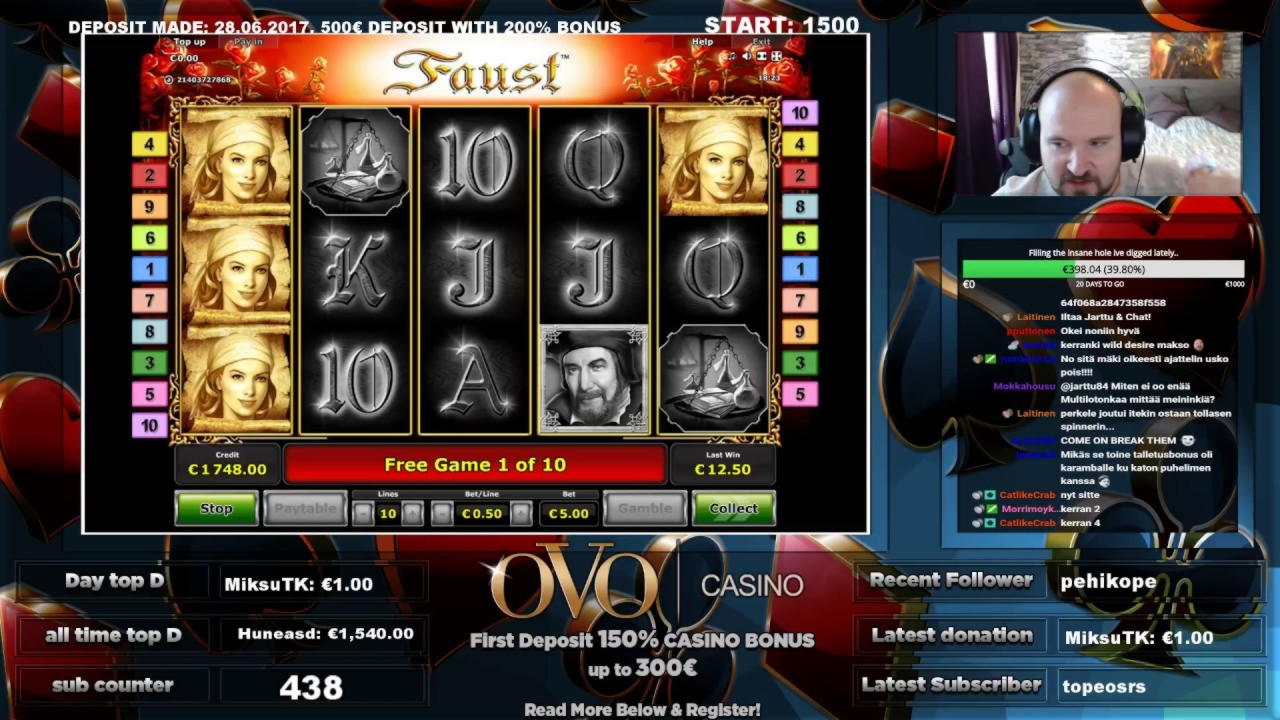 195 Free casino spins at Yako Casino