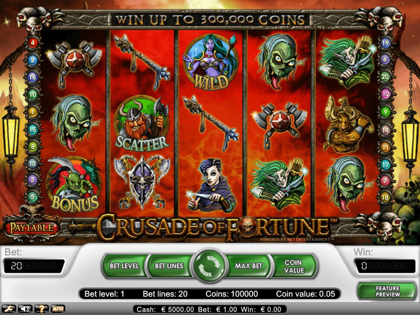 15 Trial Spins at Mrgreen Casino