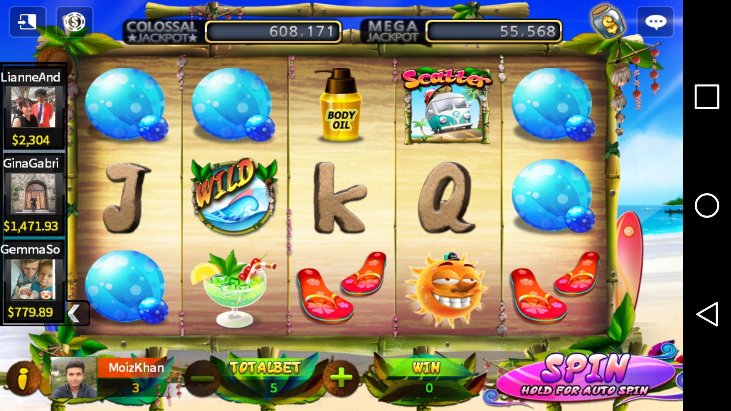 125 Free spins at Party Casino