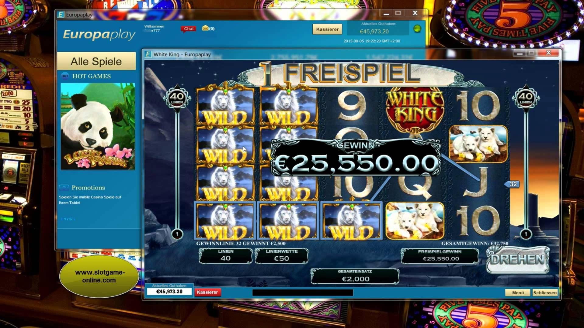 €400 no deposit at Platin Casino