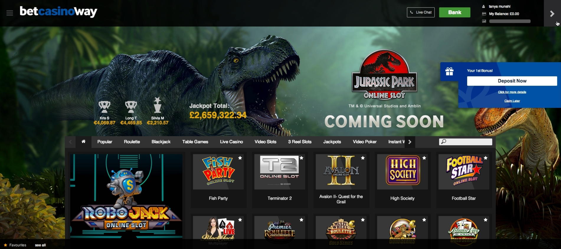 €165 Daily freeroll slot tournament at Yako Casino