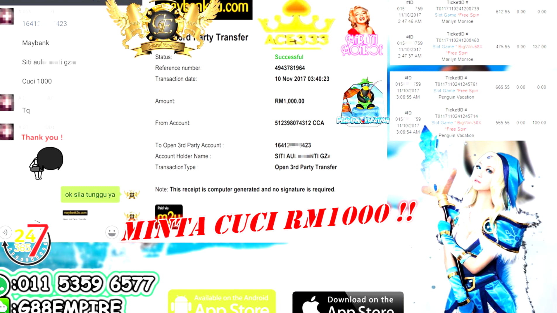 75 Trial Spins at Mrgreen Casino