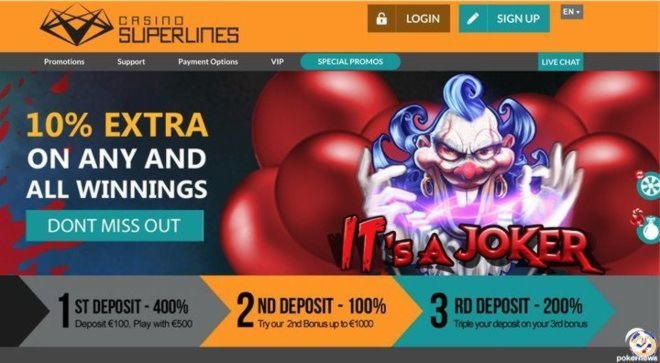 540% First deposit bonus at Spin Up Casino