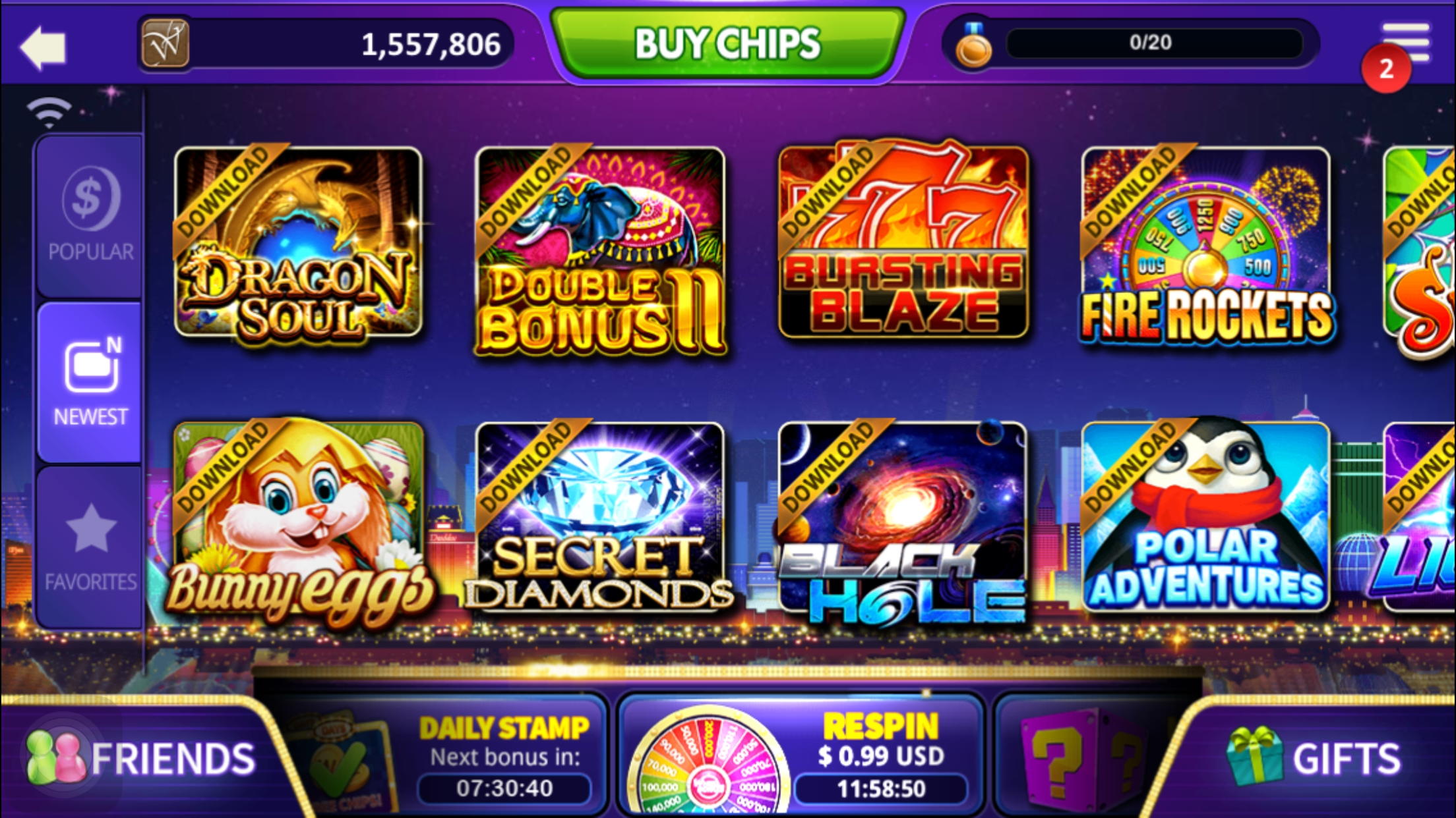 775% First Deposit Bonus at Platin Casino