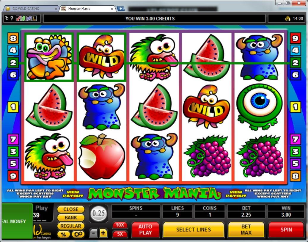 65 free spins casino at Mrgreen Casino