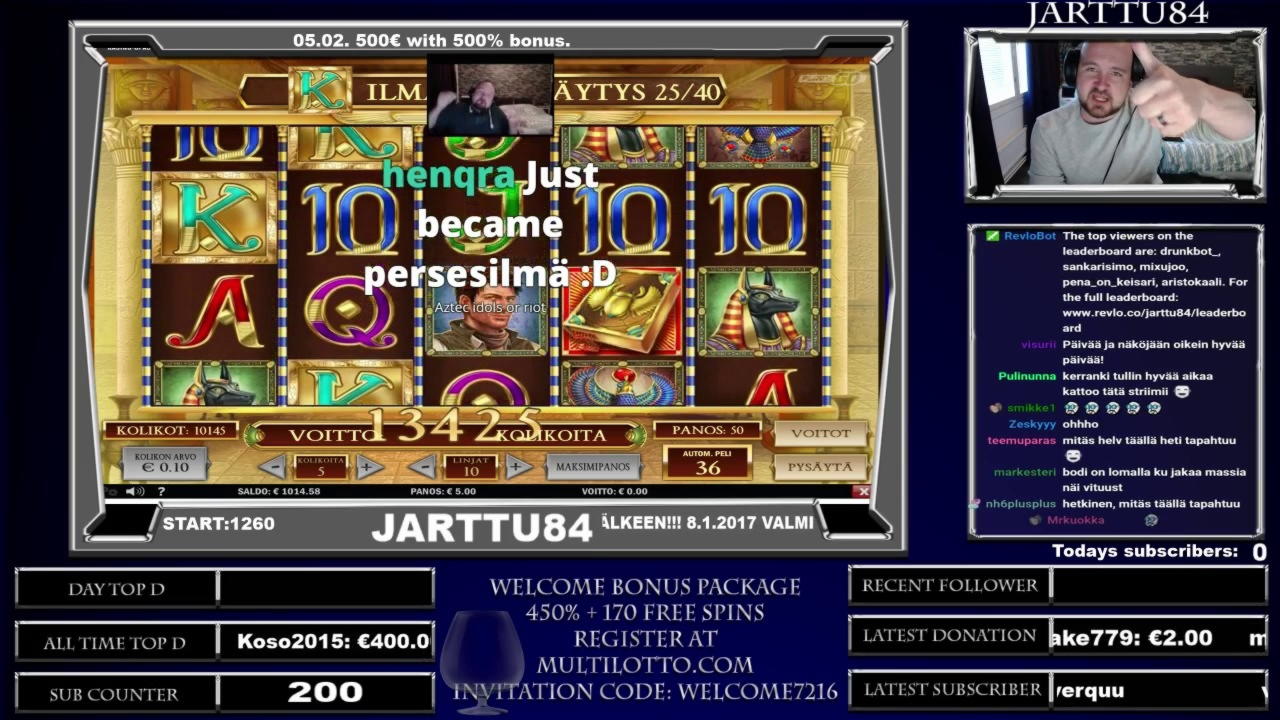 10 free spins no deposit at Platin Casino