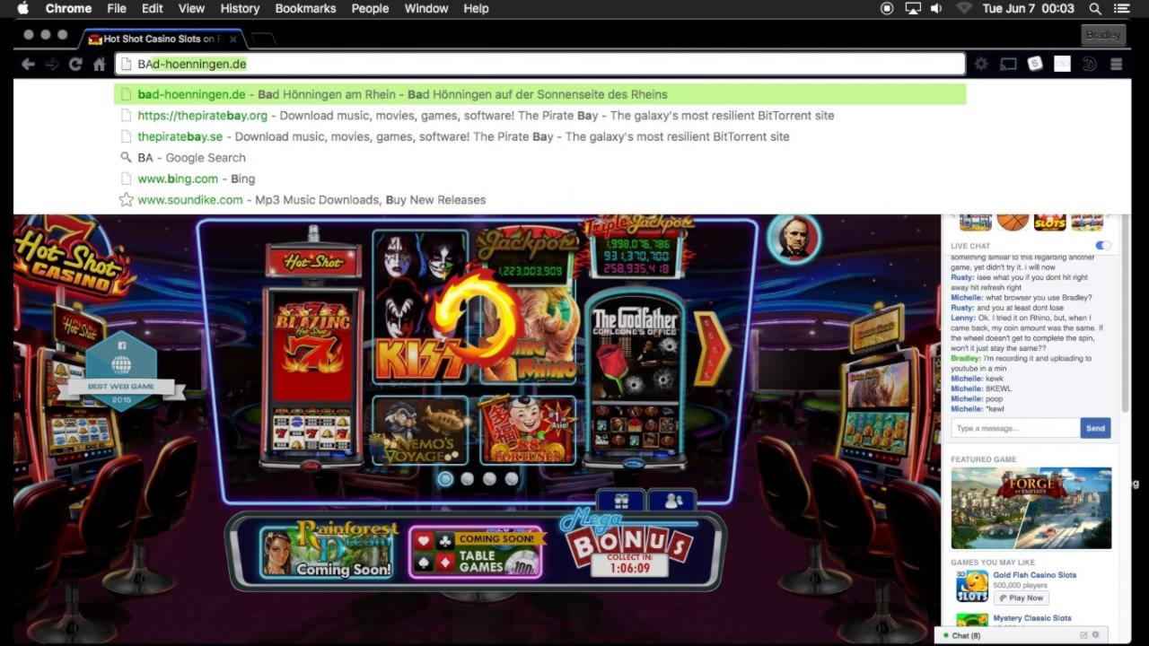 99 Free Spins Casino at Casino Cruise