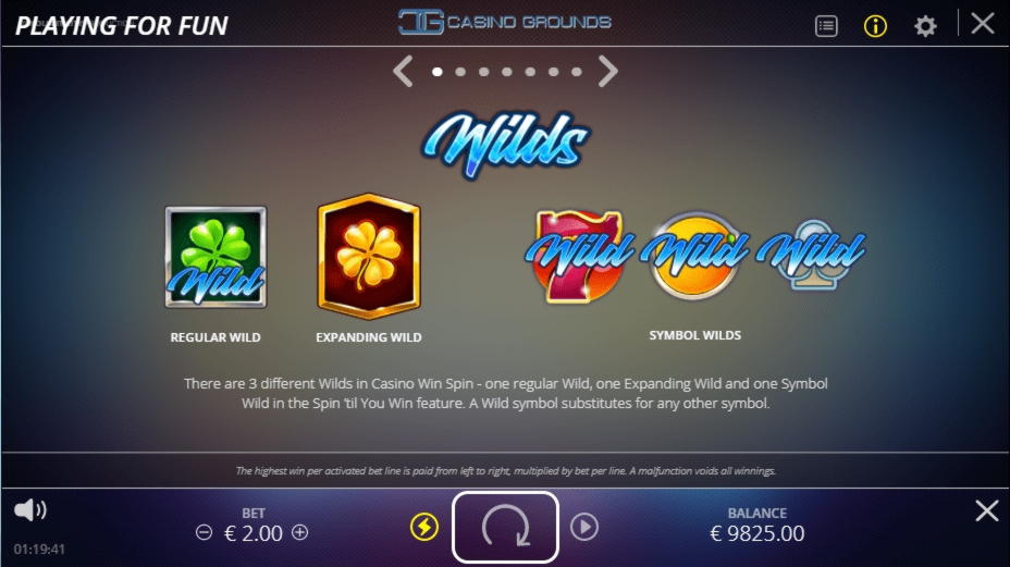 EURO 180 Free Cash at CasiPlay Casino