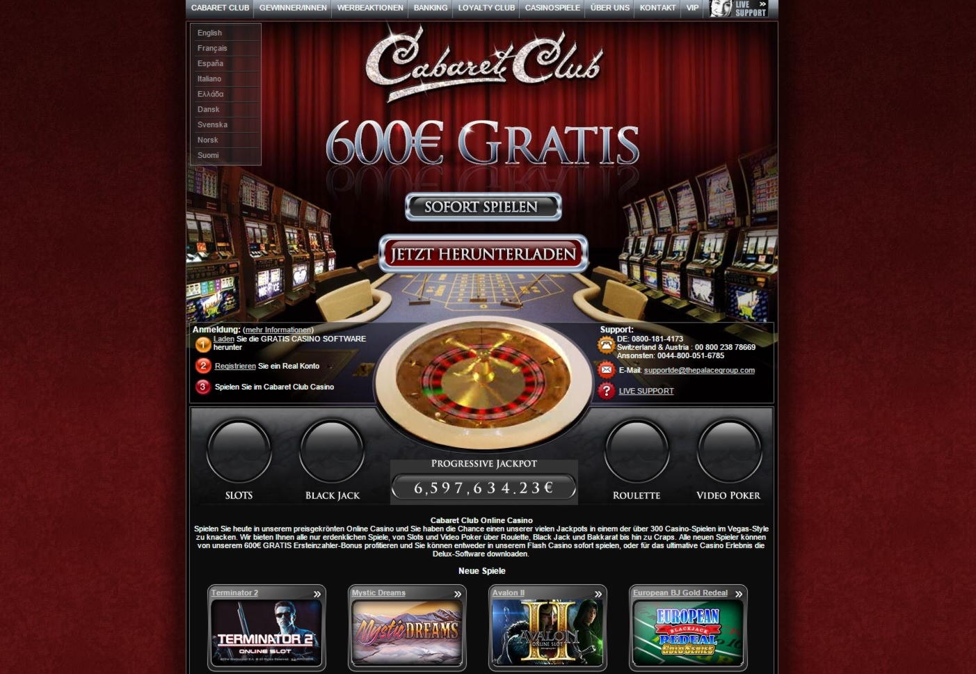 65 FREE Spins at Bet At Home Casino