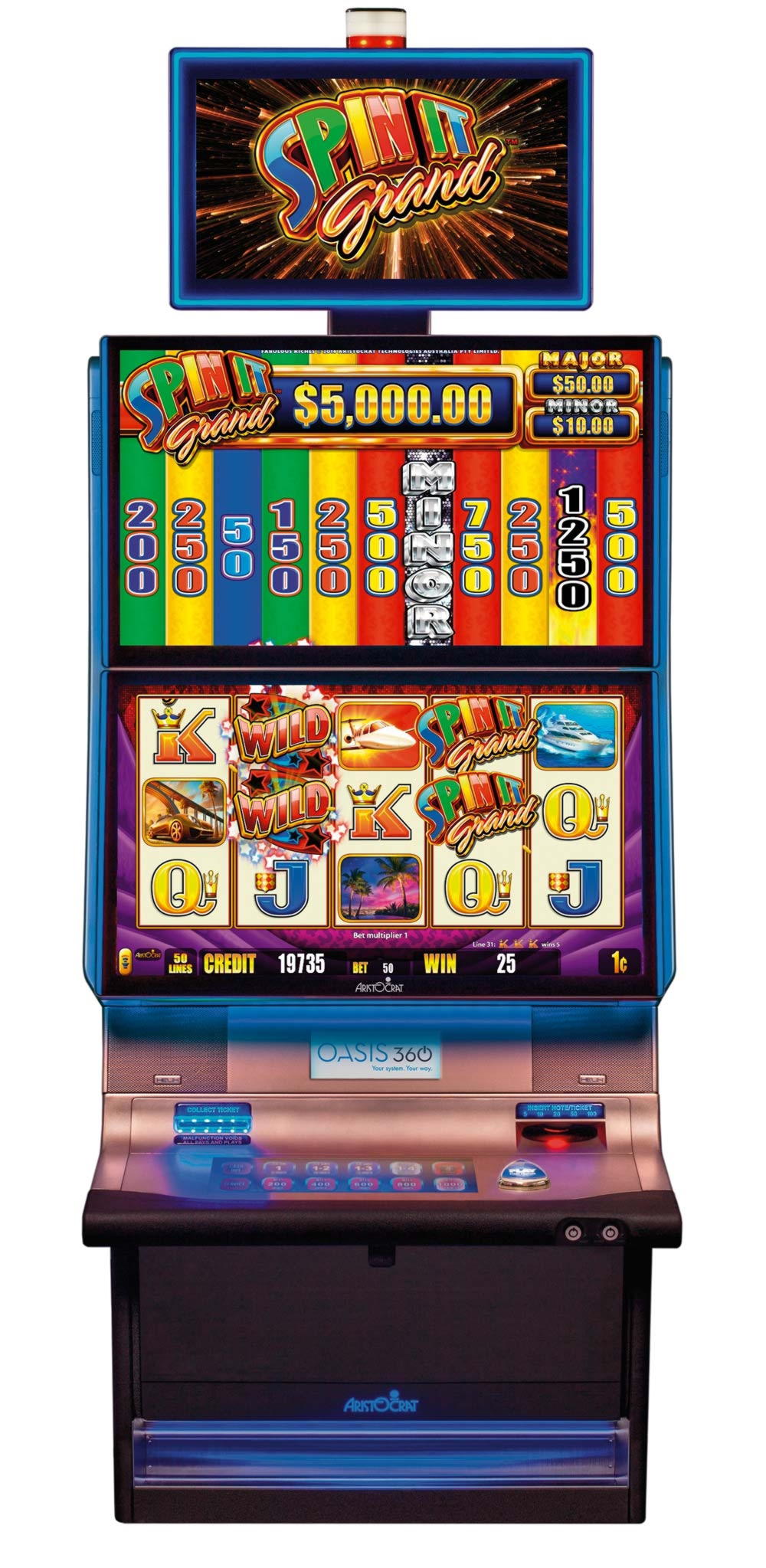 50 Free spins at Euro Palace Casino