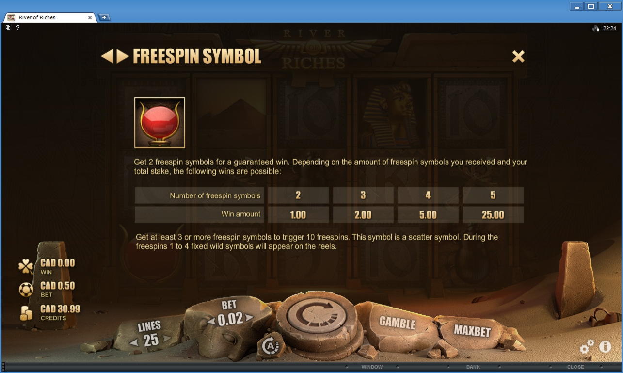 45 Free spins casino at Betway Casino