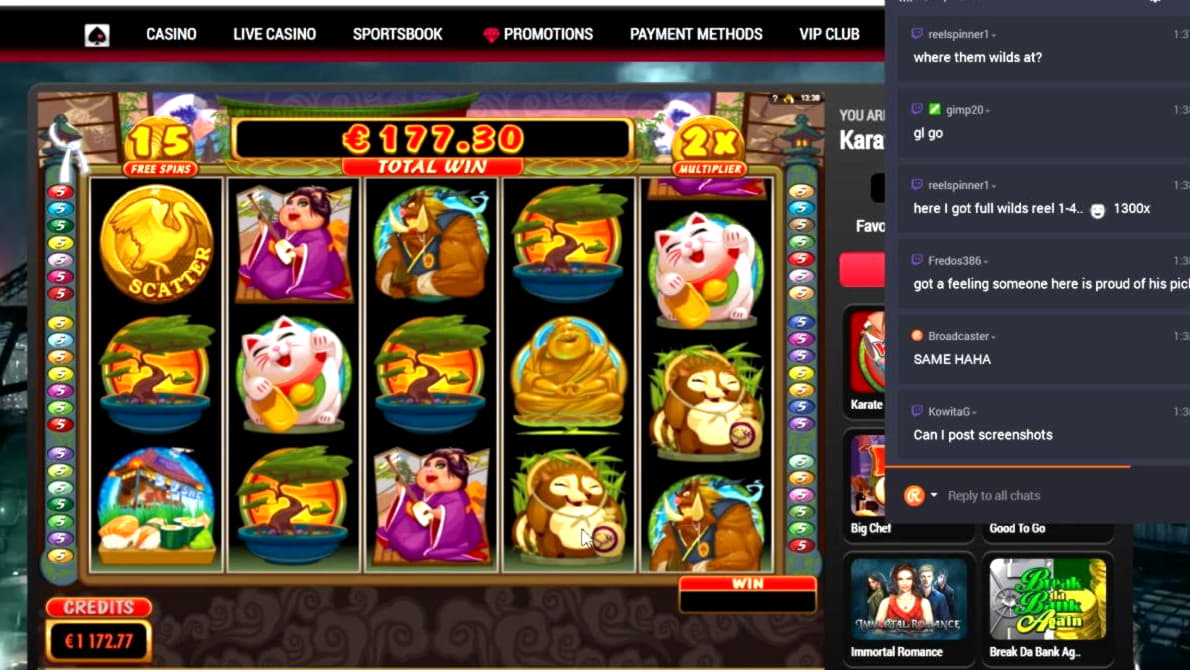 595% Match at a casino at Twin Casino