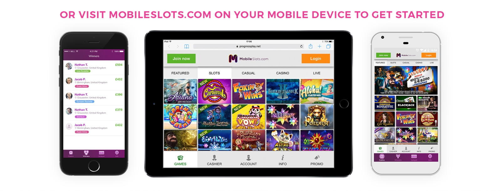 200 Free spins at Spin Palace Casino