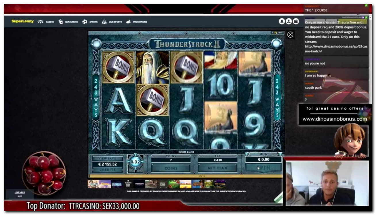 22 Loyal Free Spins! at Platin Casino