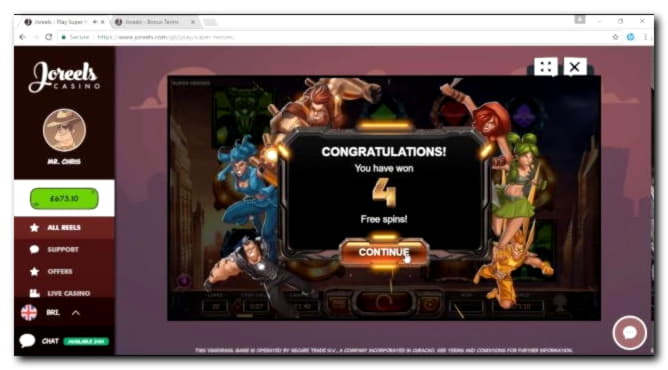 £1720 No Deposit at Karamba Casino
