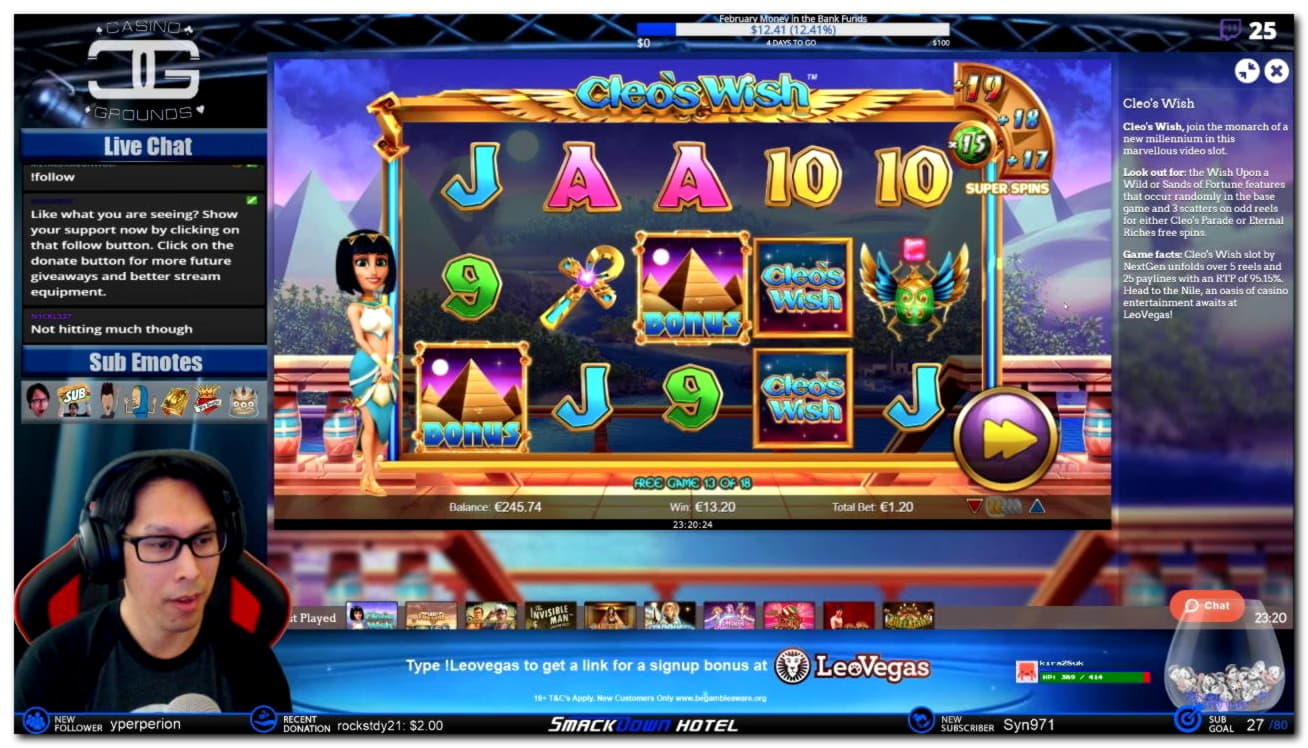 €1900 NO DEPOSIT at Mrgreen Casino