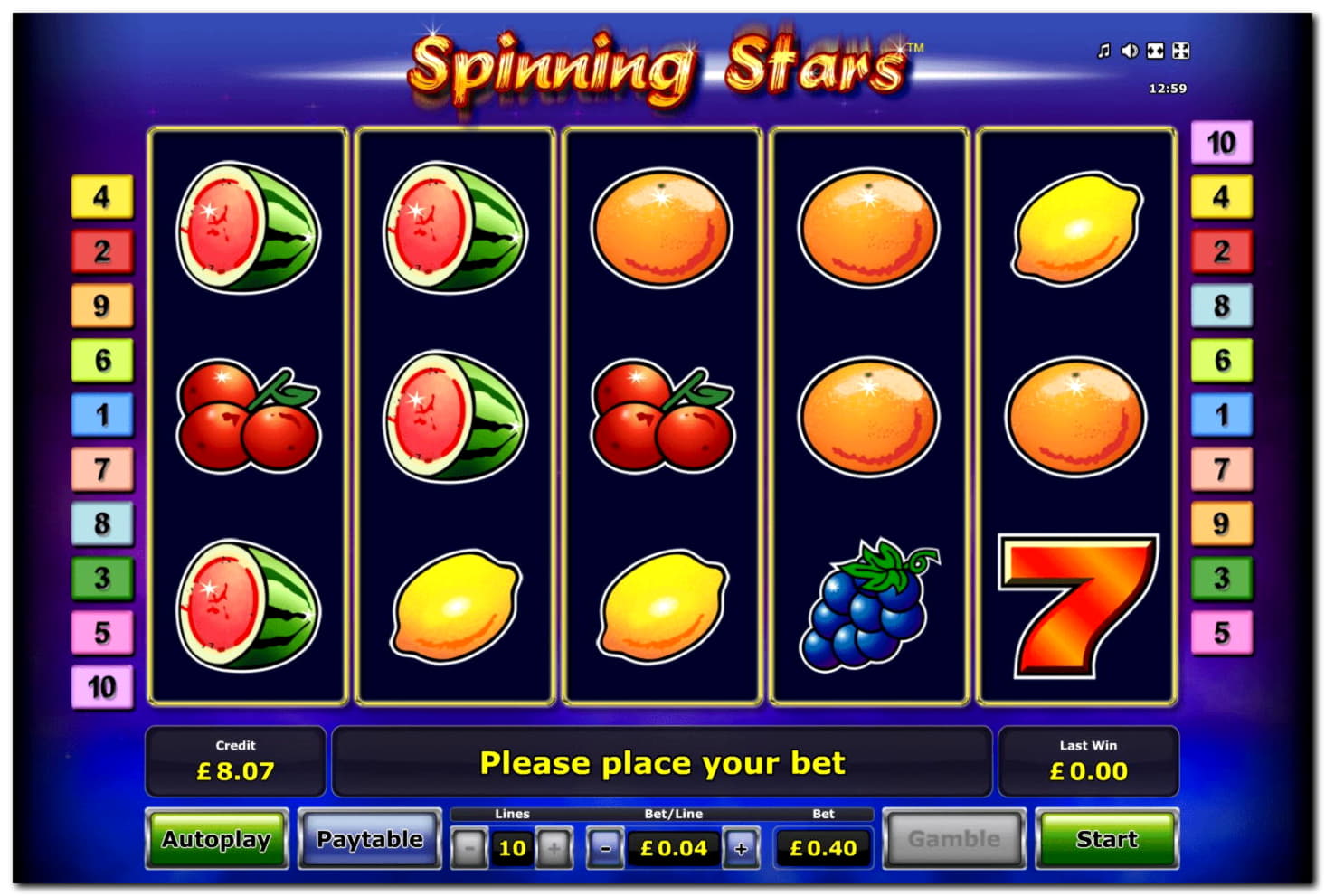 65 free spins no deposit at Wunderino Casino
