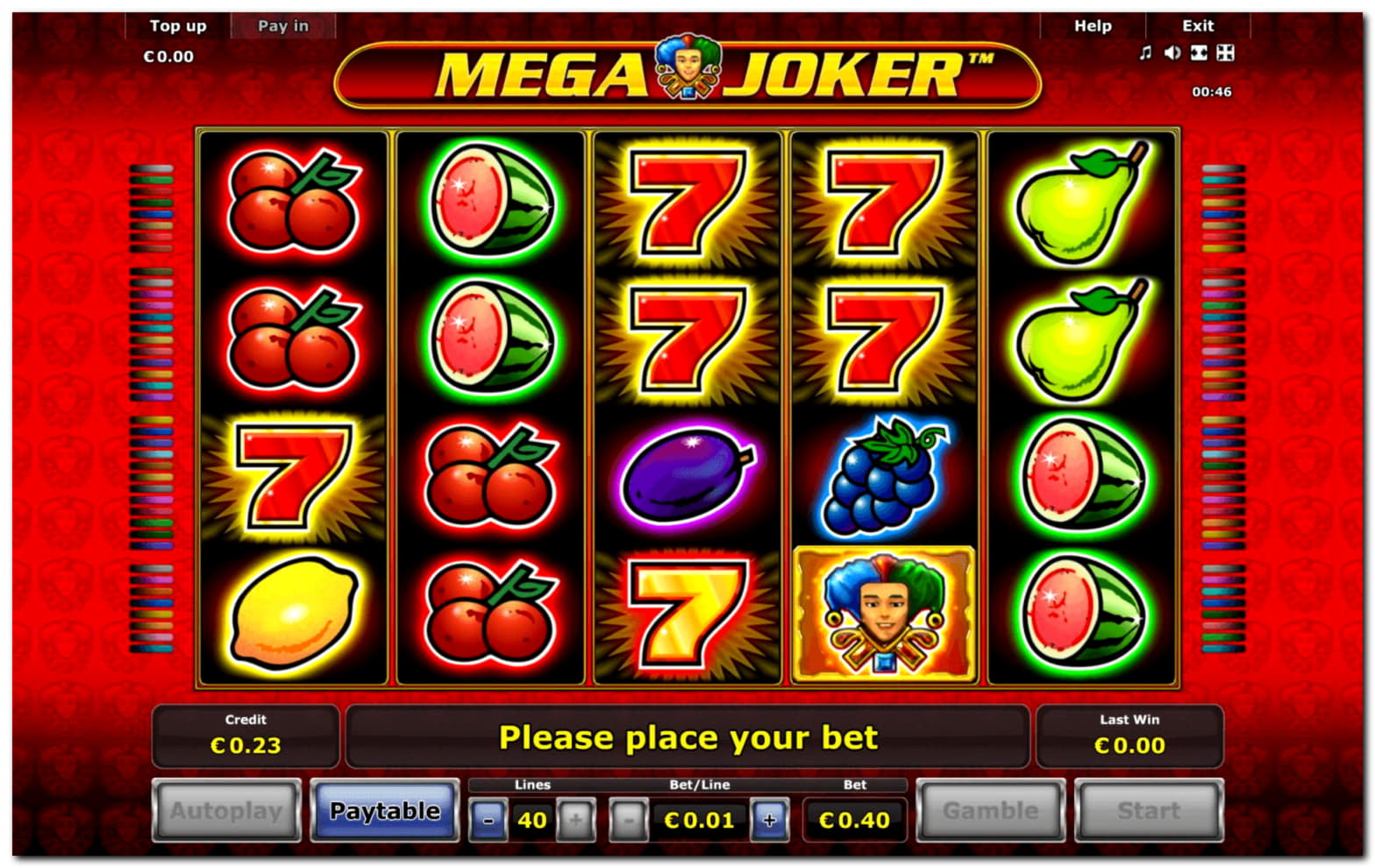 €235 casino chip at Volt Casino