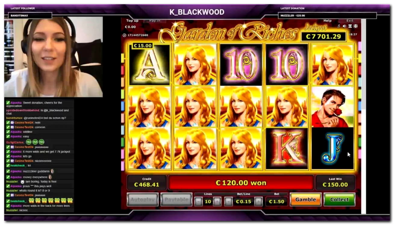 215 Free Spins no deposit casino at Karamba Casino