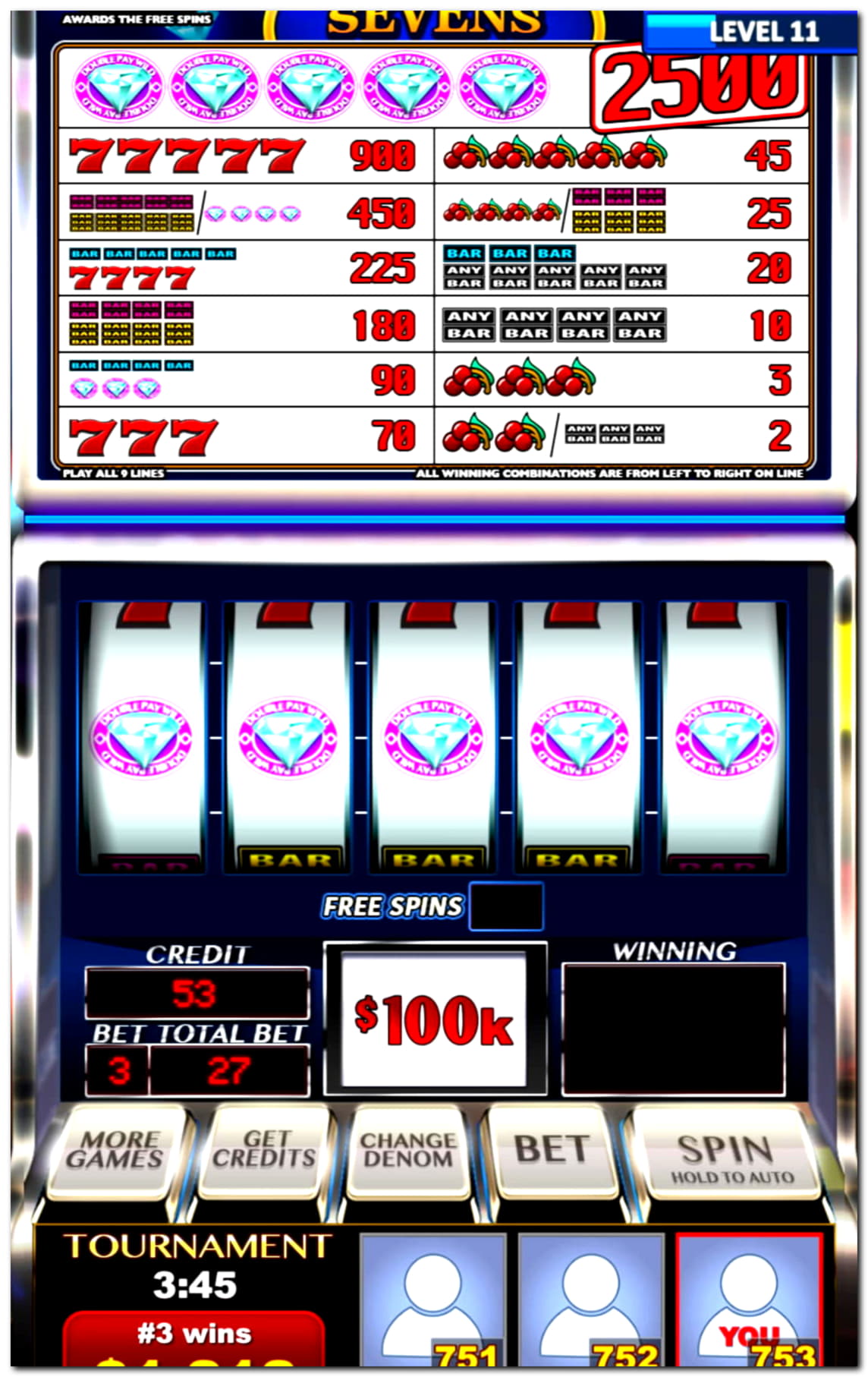 945% Match at a casino at bWin Casino