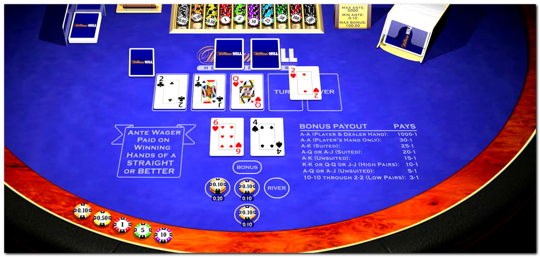 EURO 120 Free chip casino at Twin Casino