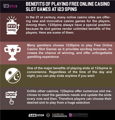 Benefits of playing free online casino slot games at 123 Spins