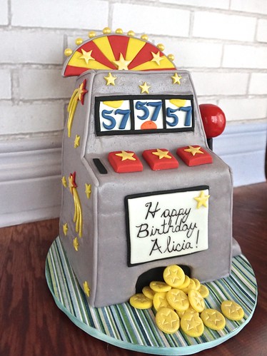 Casino Slot Machine cake