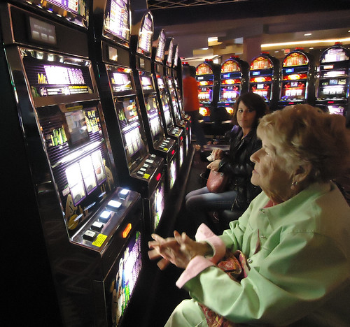 my aunt Pat, at the Hard Rock Casino to celebrate her 82nd birthday