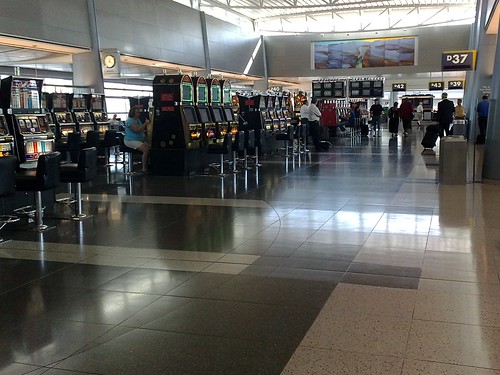 Casino in the airport