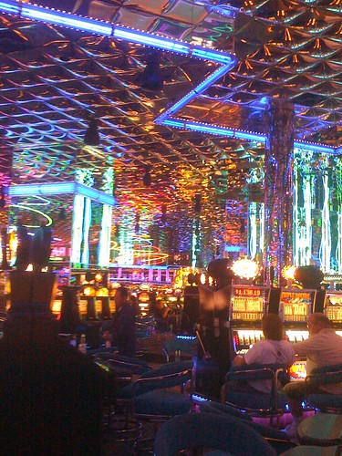 Crazy casino hotel lobby, Nevada