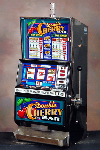 DOUBLE CHERRY BAR REEL SLOT MACHINE