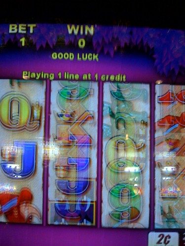 I lost $2 playing the 2-cent slots