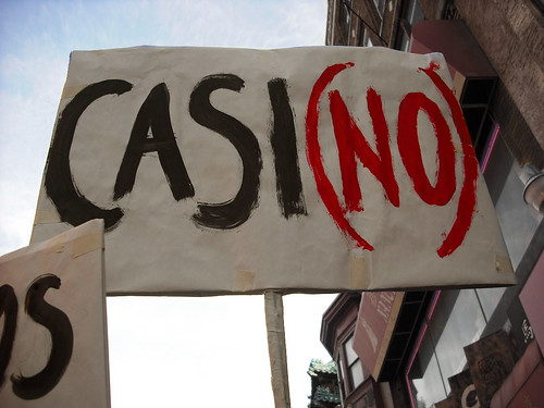 No casino! No slots! No casino! No slots!