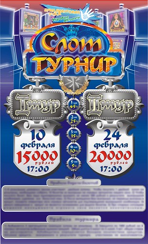 SLOT TOURNAMENT poster casino