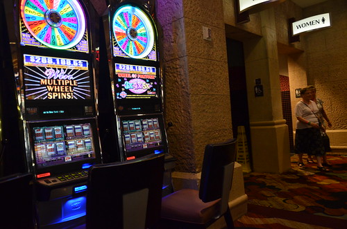 Slot Machines Near Bathroom
