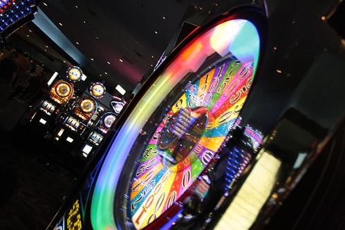 Slots machines at Paris Casino Las Vegas