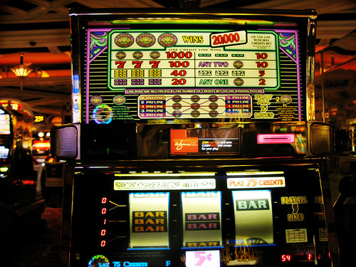 Week 5: Self portrait in the mirrored part of a slot machine