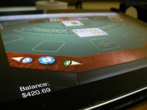ipad casino blackjack $420.69 balance