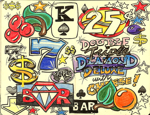 slot machine art