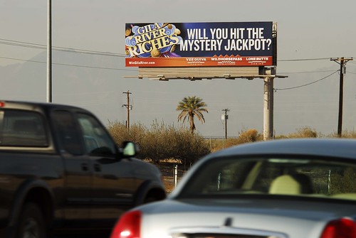 Billboard for Gila River Casinos - Santan Freeway Loop 202