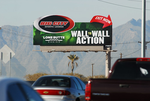 Billboard for Lone Butte Casino - Santan Freeway Loop 202