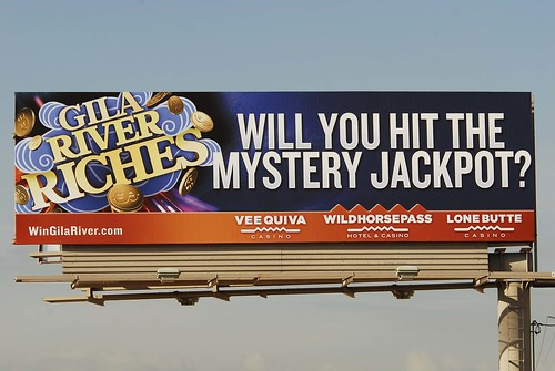 Billboard for Gila River Casinos - Santan Freeway Loop 202