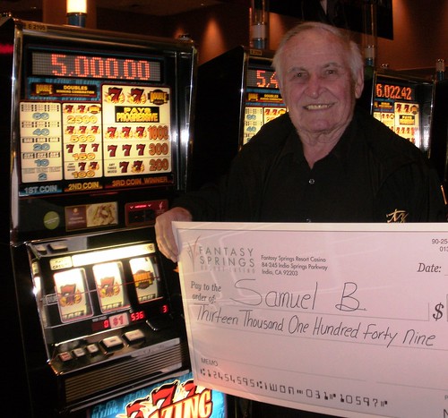Samuel B. wins big at Fantasy Springs Resort Casino. $13,149 Jackpot Payout.