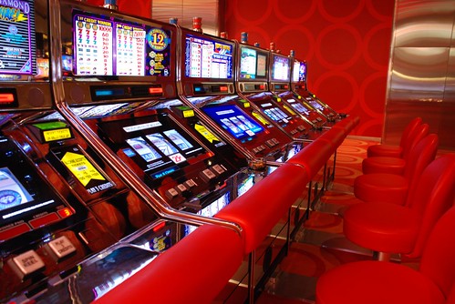 Slot Machines at The Mirage Hotel Casino, Las Vegas - Nevada